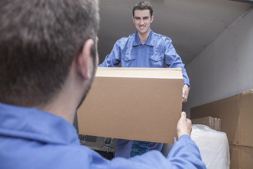 Moving van outside a Bayswater residential building