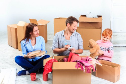 Urban moving support in Bayswater with careful loading and organized transport
