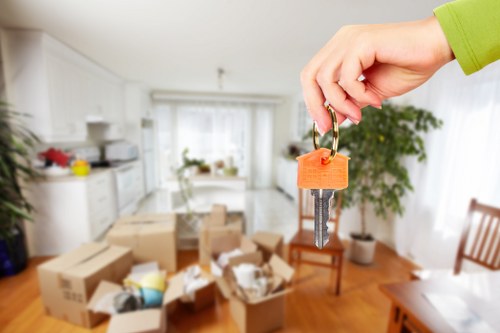 Careful loading of household items for a move near Bayswater