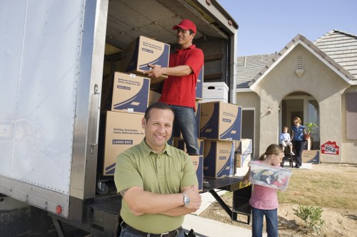 Movers in Bayswater handling a residential move on a local street