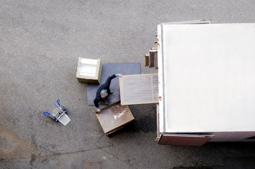 Carefully wrapped furniture and boxes for removals near Bayswater