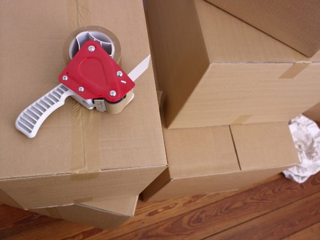 Packed moving van ready for a Bayswater home or office move